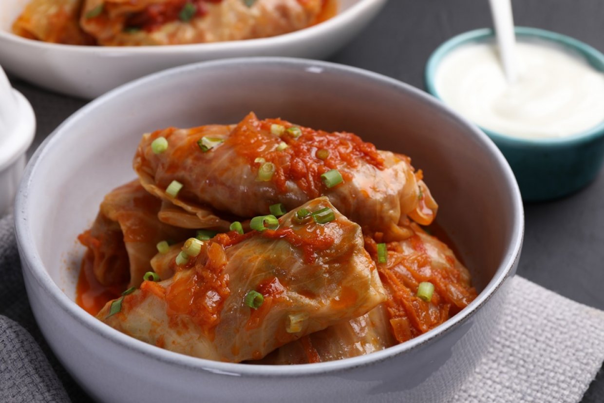 Голубцы с перловкой и фаршем