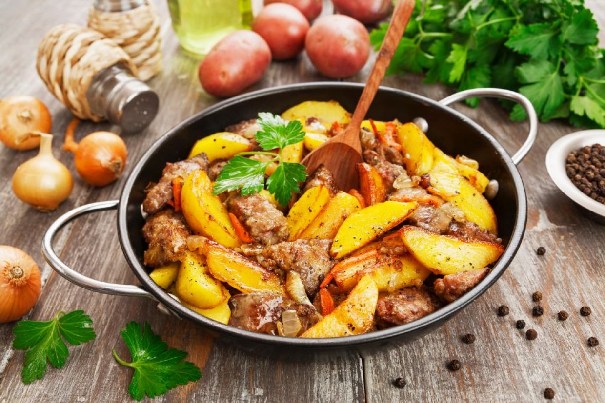 Рагу из печени Рагу из печени