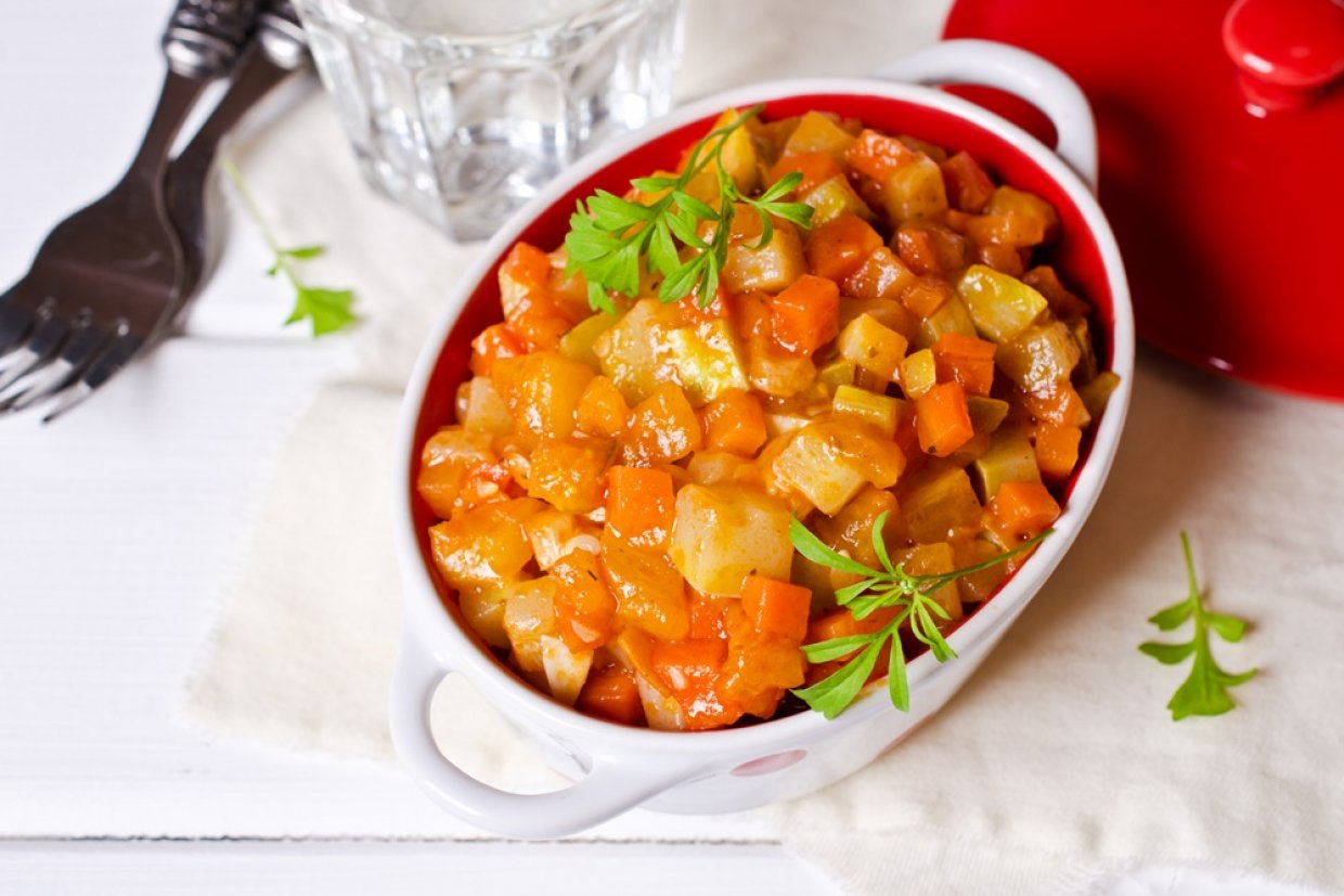 Овощное рагу без мяса Овощное рагу без мяса