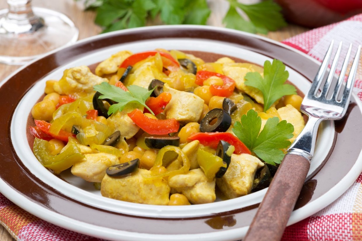 Рагу с курицей в мультиварке Рагу с курицей в мультиварке