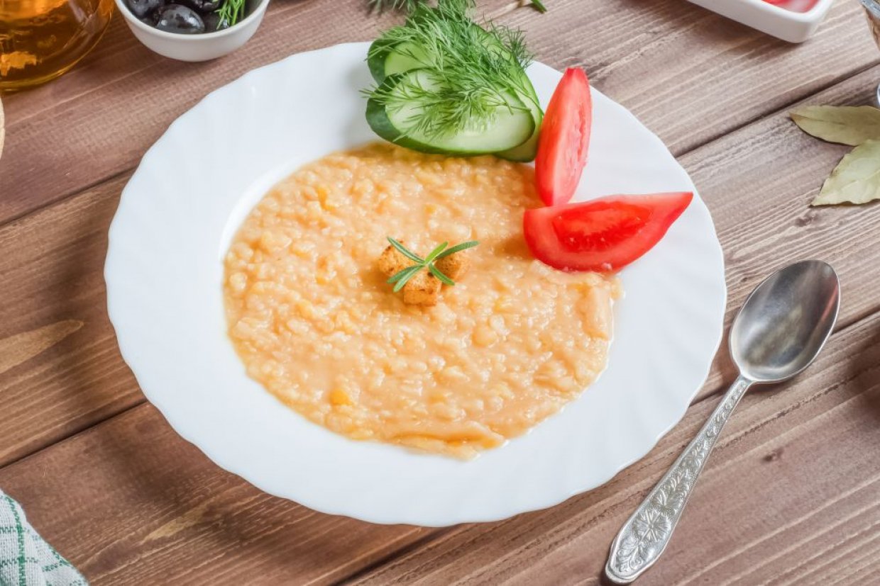 Гороховая каша в афганском казане Гороховая каша в афганском казане
