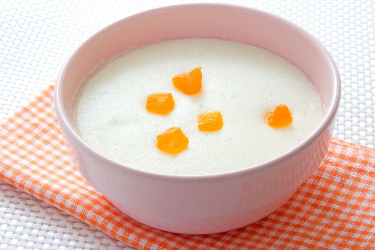 Манная каша на сухом молоке Манная каша на сухом молоке