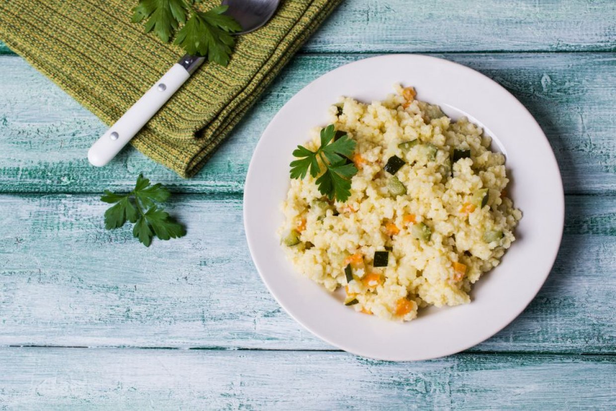 Кукурузная каша с овощами Кукурузная каша с овощами