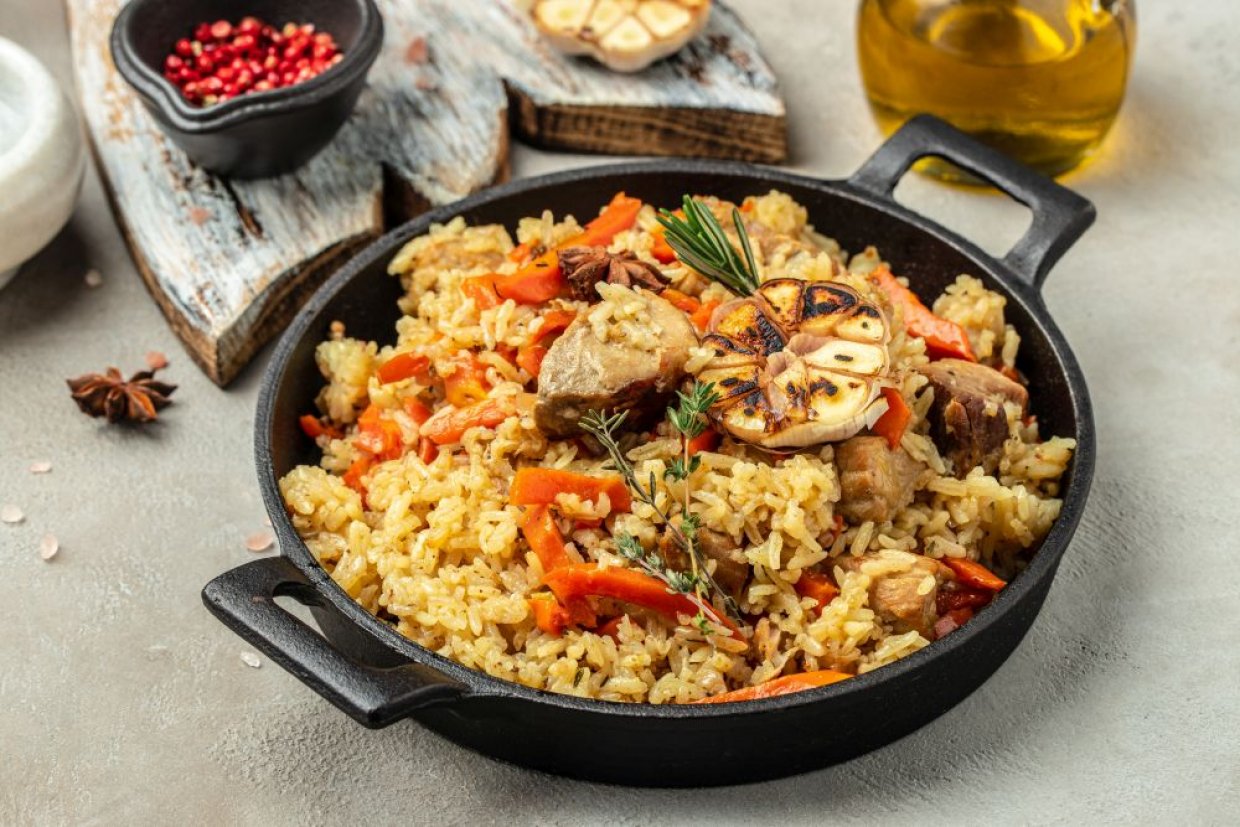 Плов из говядины и курицы Плов из говядины и курицы