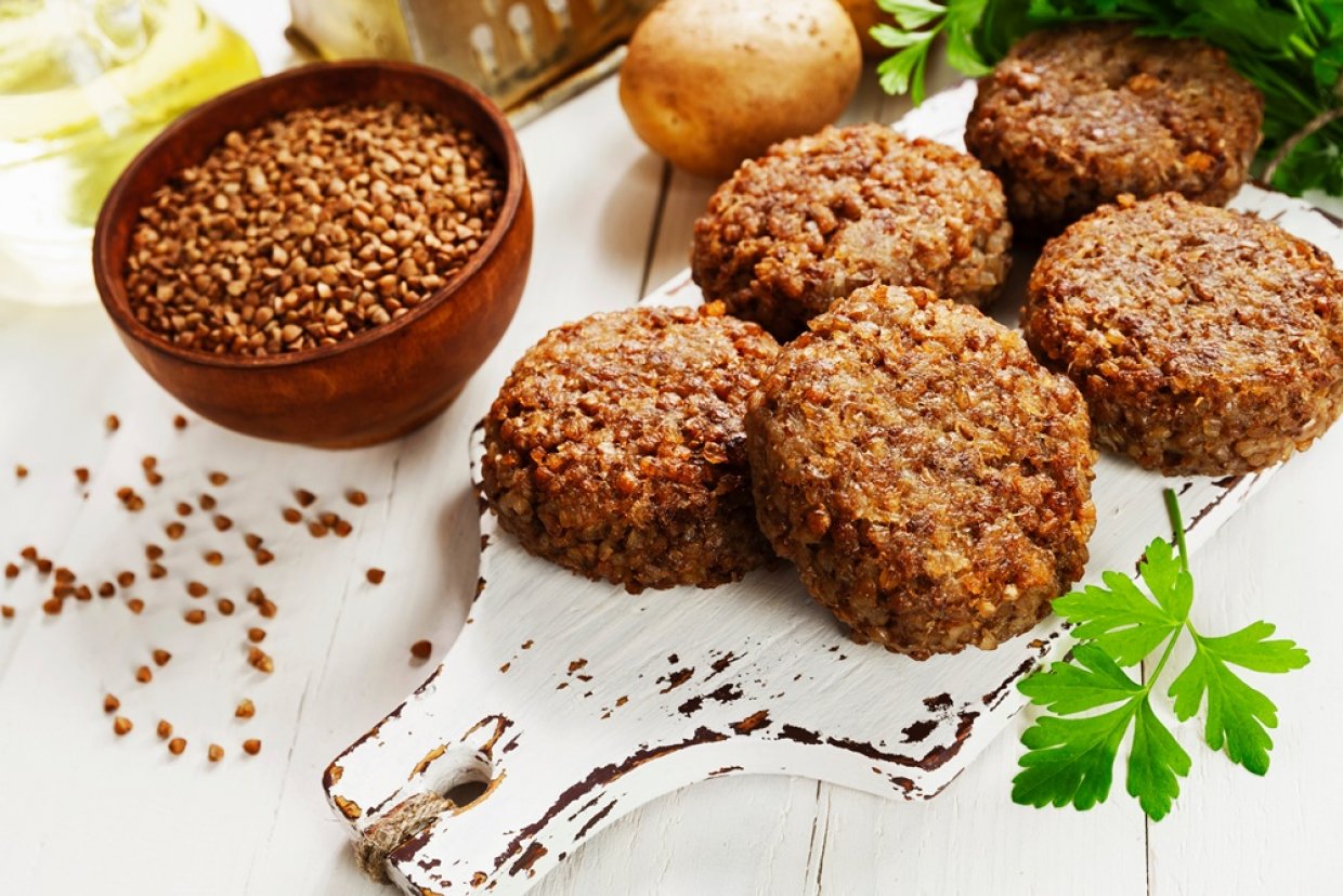 Котлеты из гречки без мяса