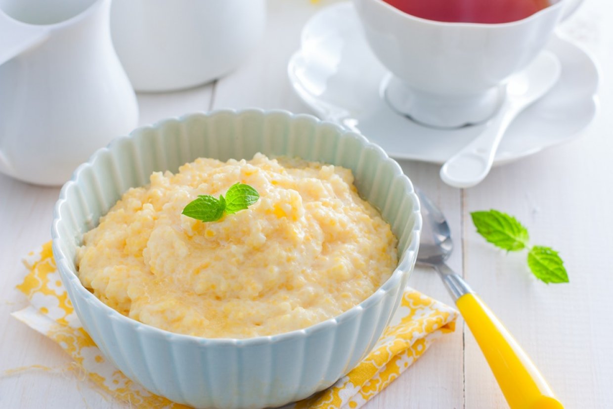 Кукурузная каша в мультиварке на молоке Кукурузная каша в мультиварке на молоке
