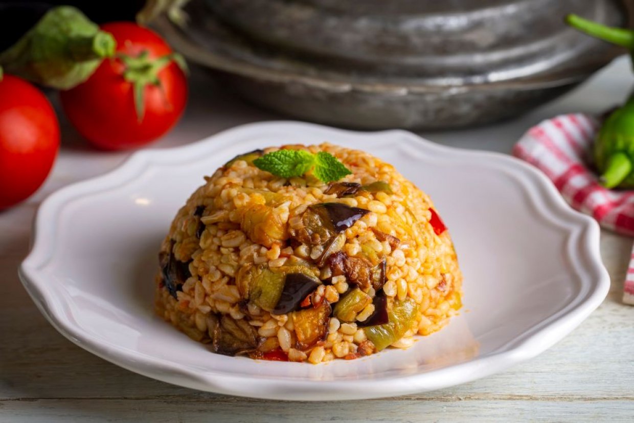 Плов с баклажанами Плов с баклажанами