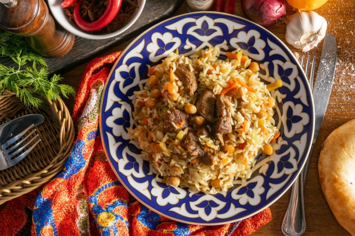 Плов с нутом и рисом Плов с нутом и рисом