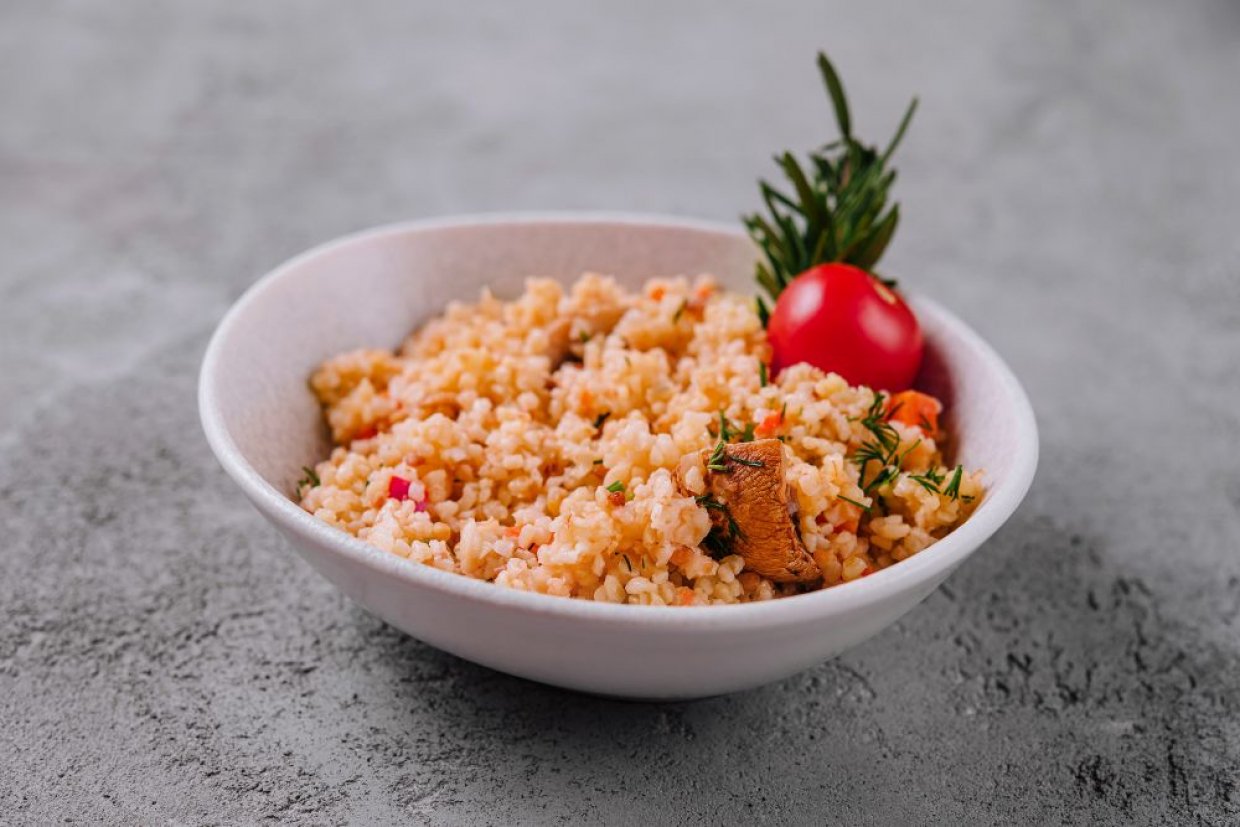 Пшеничная каша с мясом Пшеничная каша с мясом