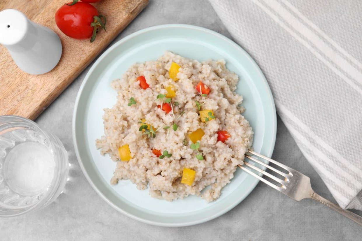 Пшеничная каша с овощами Пшеничная каша с овощами