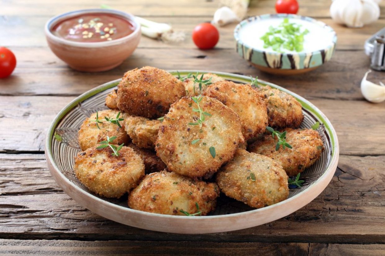 Рыбные котлеты с картошкой Рыбные котлеты с картошкой