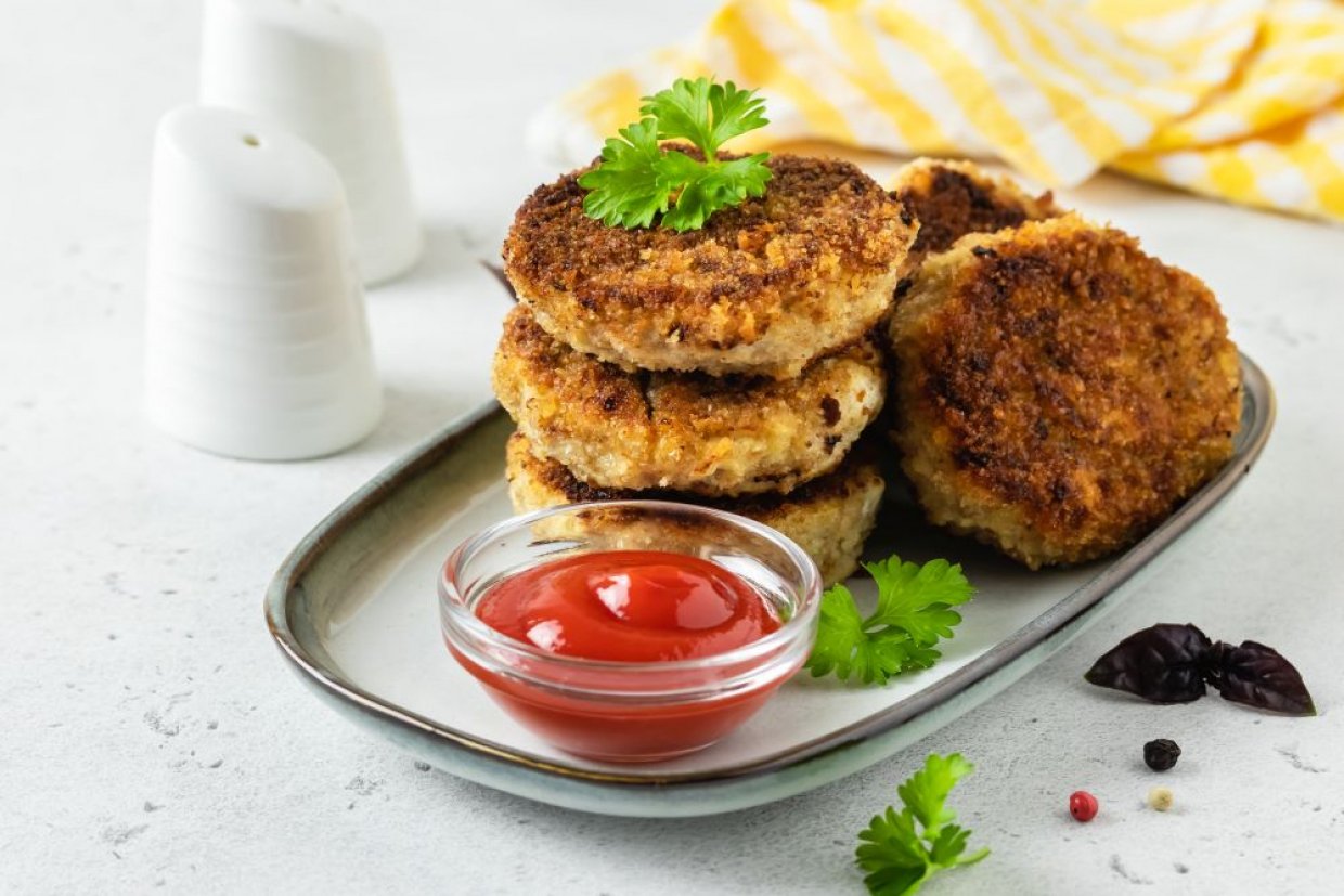Капустные котлеты с грибами Капустные котлеты с грибами
