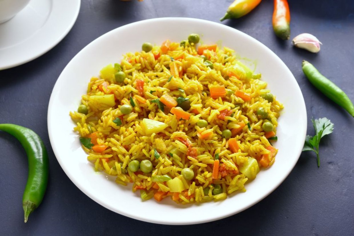Овощной плов с рисом Овощной плов с рисом