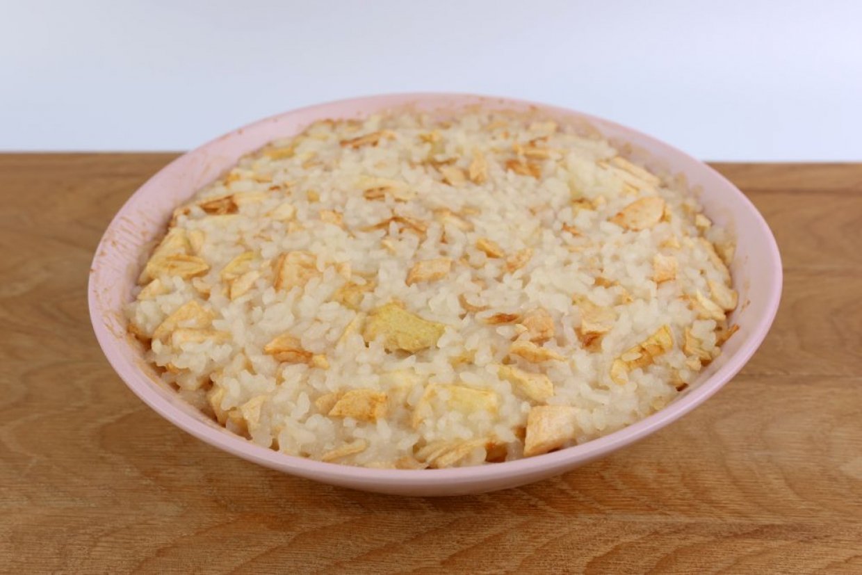 Рисовая каша с яблоками на молоке Рисовая каша с яблоками на молоке