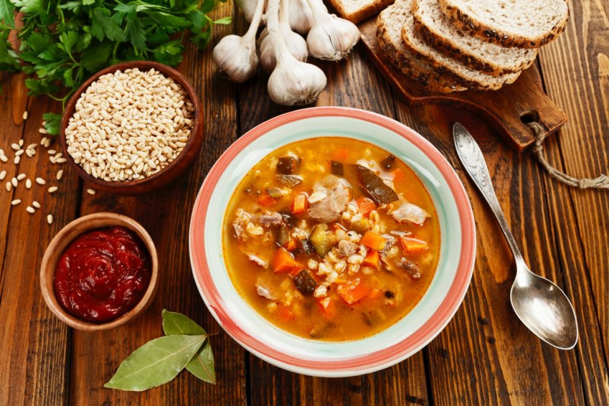 Рассольник по-кубански Рассольник по-кубански