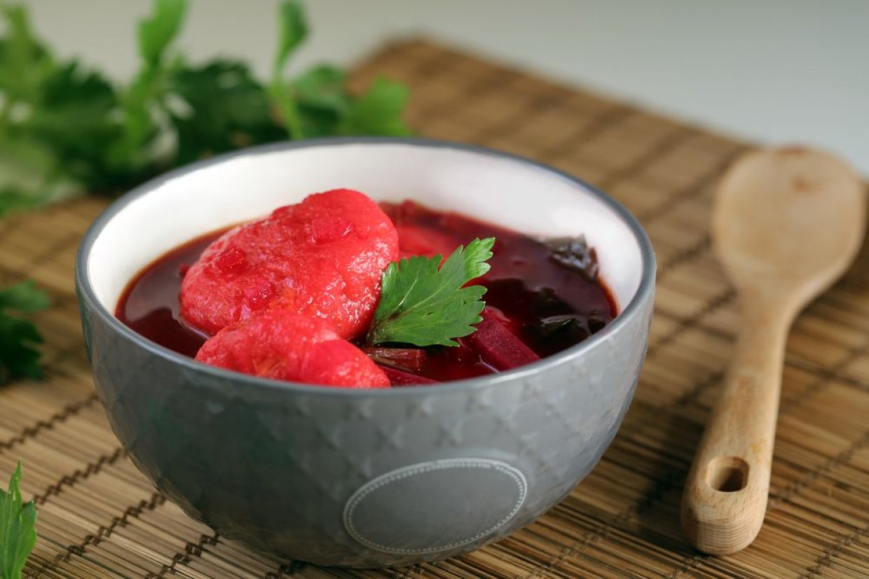 Борщ с клецками Борщ с клецками