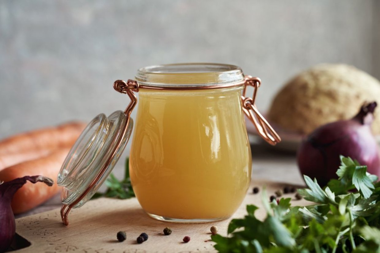 Рыбный костный бульон