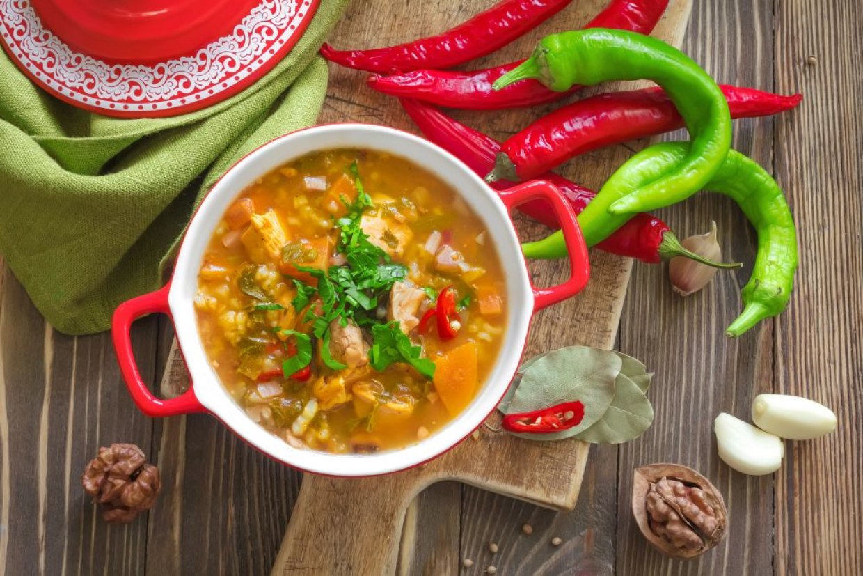 Харчо из курицы по-грузински Харчо из курицы по-грузински