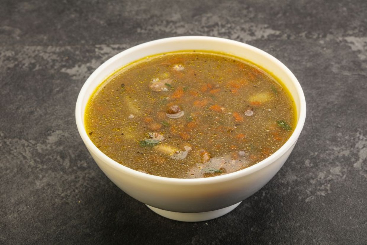 Суп из красной чечевицы с курицей Суп из красной чечевицы с курицей