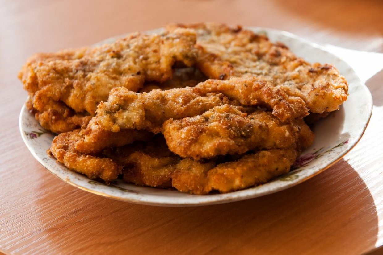 Отбивные из куриной грудки на сковороде