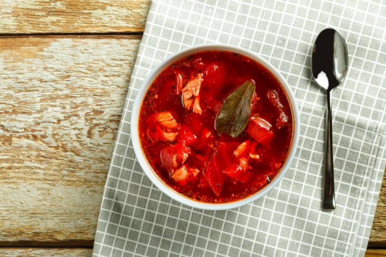 Борщ с курицей без капусты Борщ с курицей без капусты