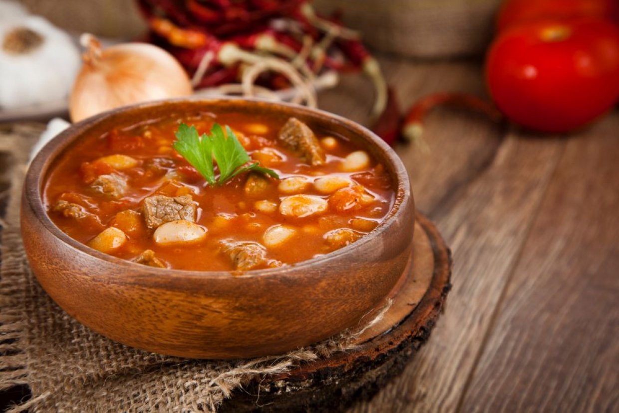 Фасолевый суп с мясом Фасолевый суп с мясом