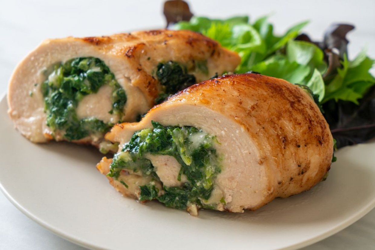 Начинка для рулетиков из куриного филе Начинка для рулетиков из куриного филе