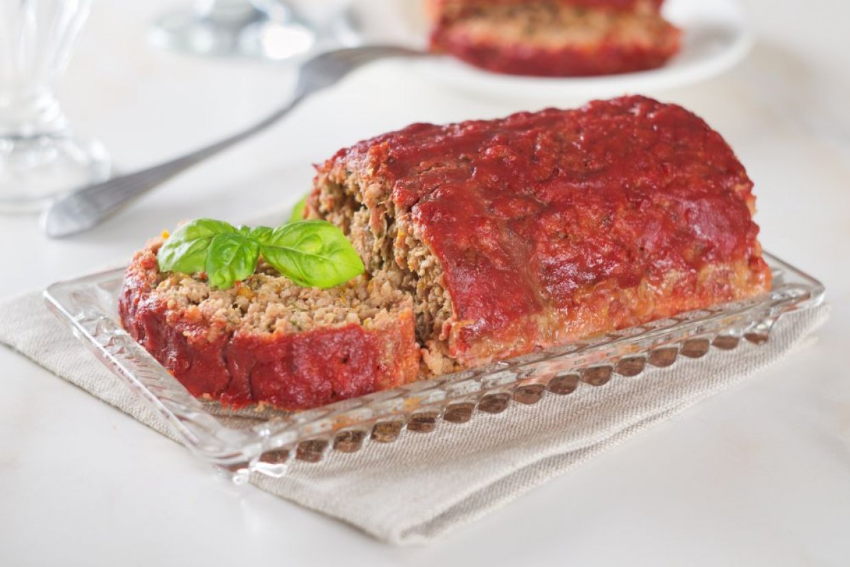 Мясной хлеб из куриного фарша в духовке Мясной хлеб из куриного фарша в духовке