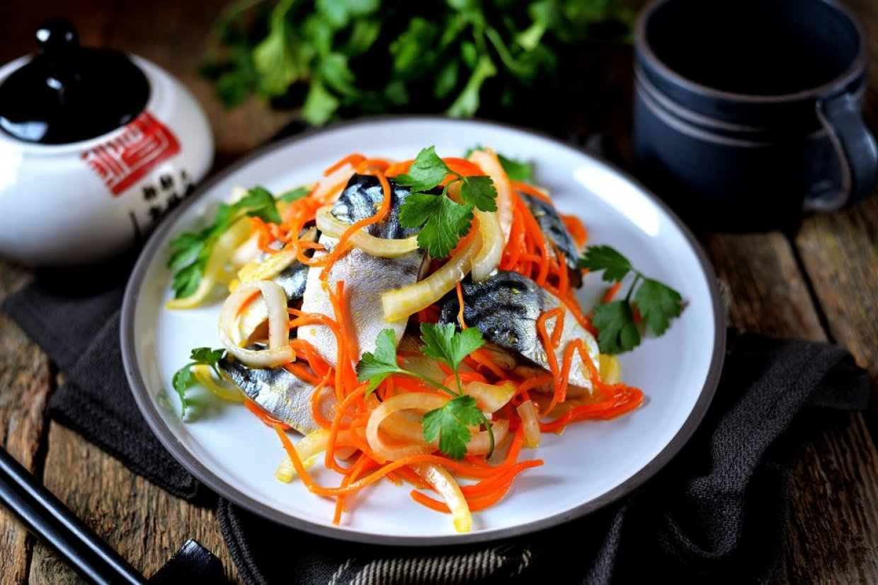 Скумбрия по-корейски Скумбрия по-корейски
