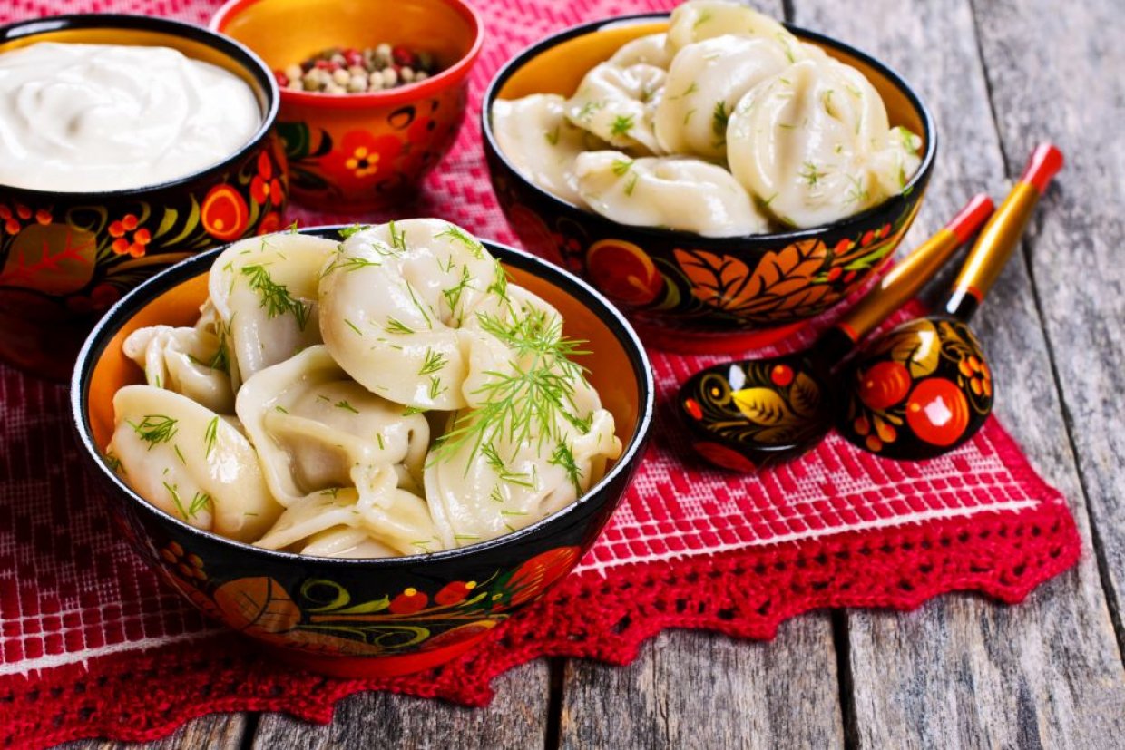 Пельмени с капустой и фаршем Пельмени с капустой и фаршем