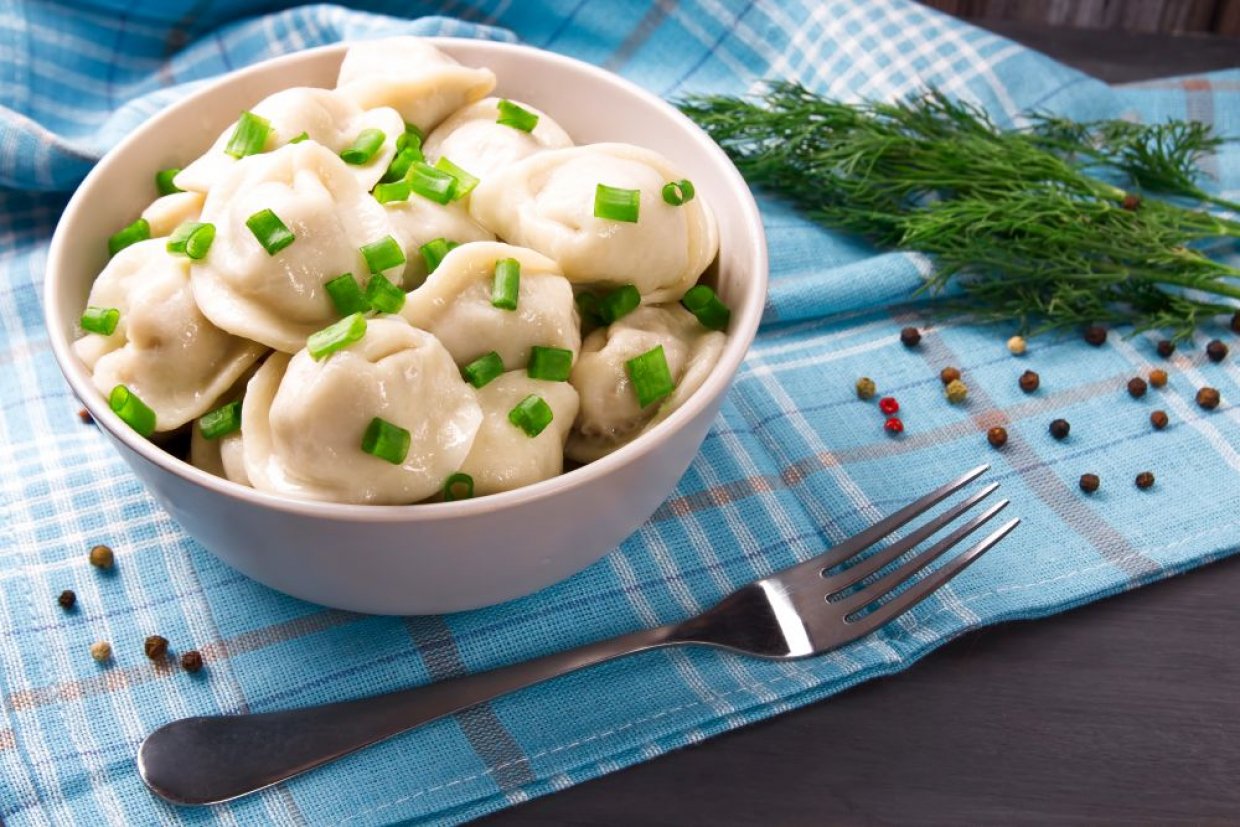 Пельмени с редькой Пельмени с редькой