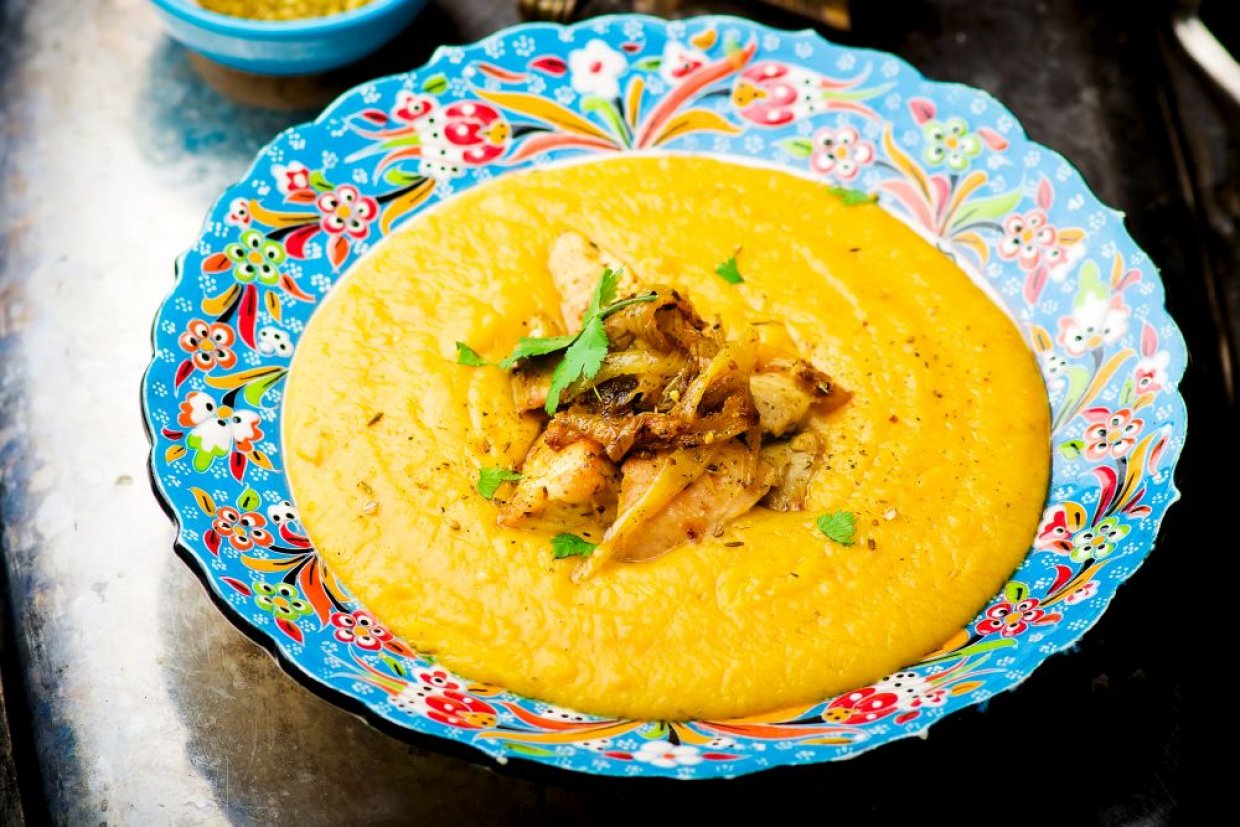 Гороховое пюре с курицей Гороховое пюре с курицей