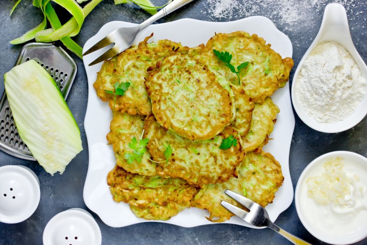 Драники из кабачков с сыром Драники из кабачков с сыром