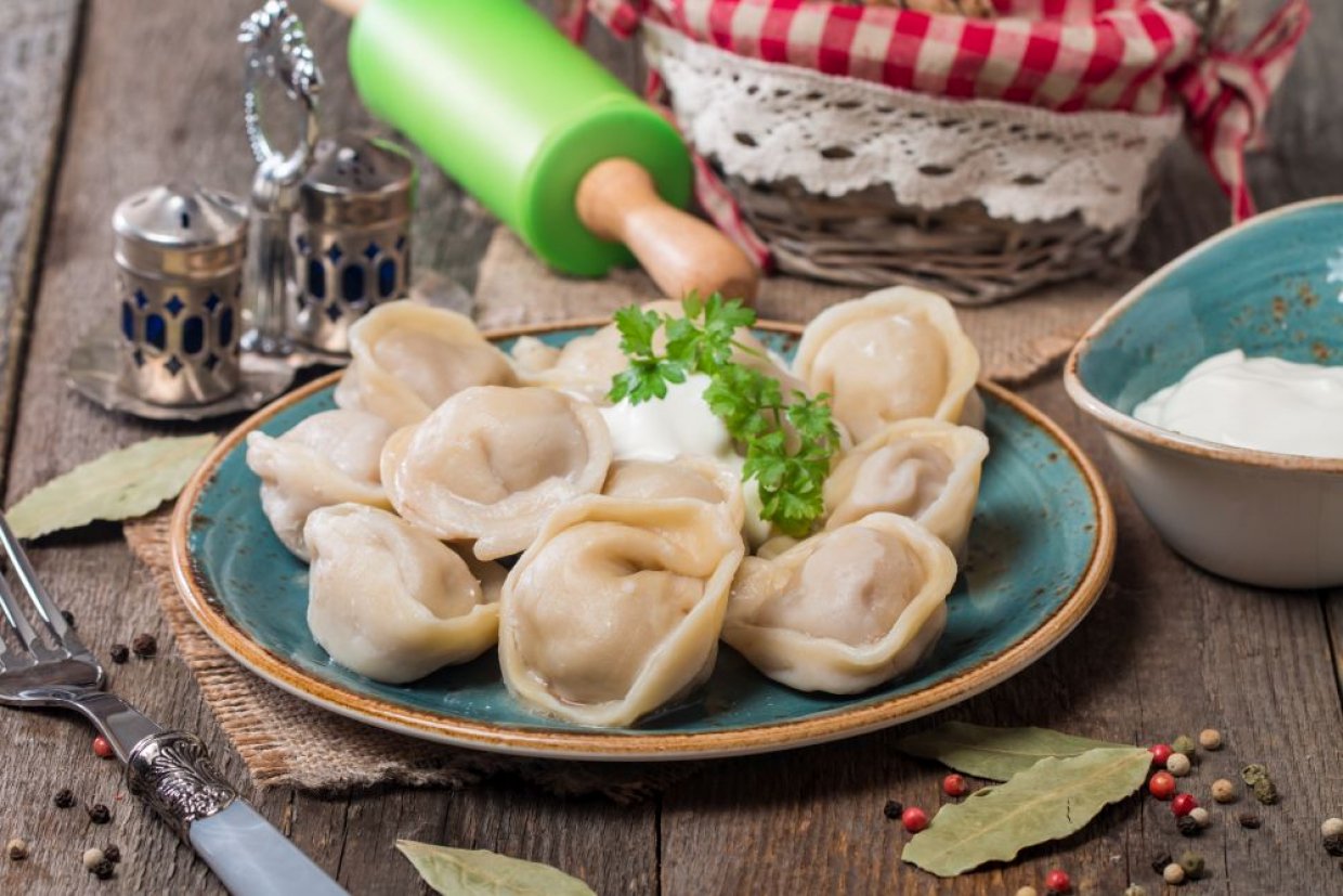 Пельмени с капустой