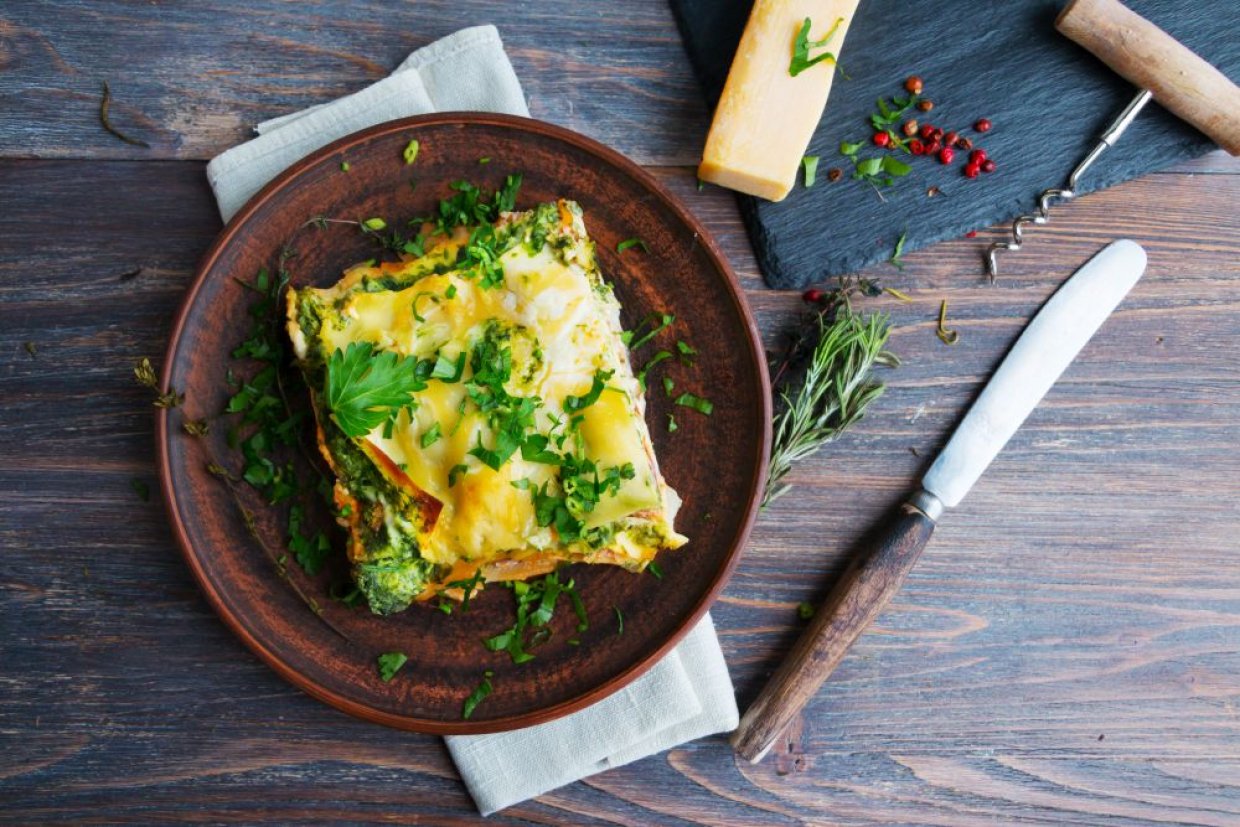 Лазанья с курицей и лавашем Лазанья с курицей и лавашем
