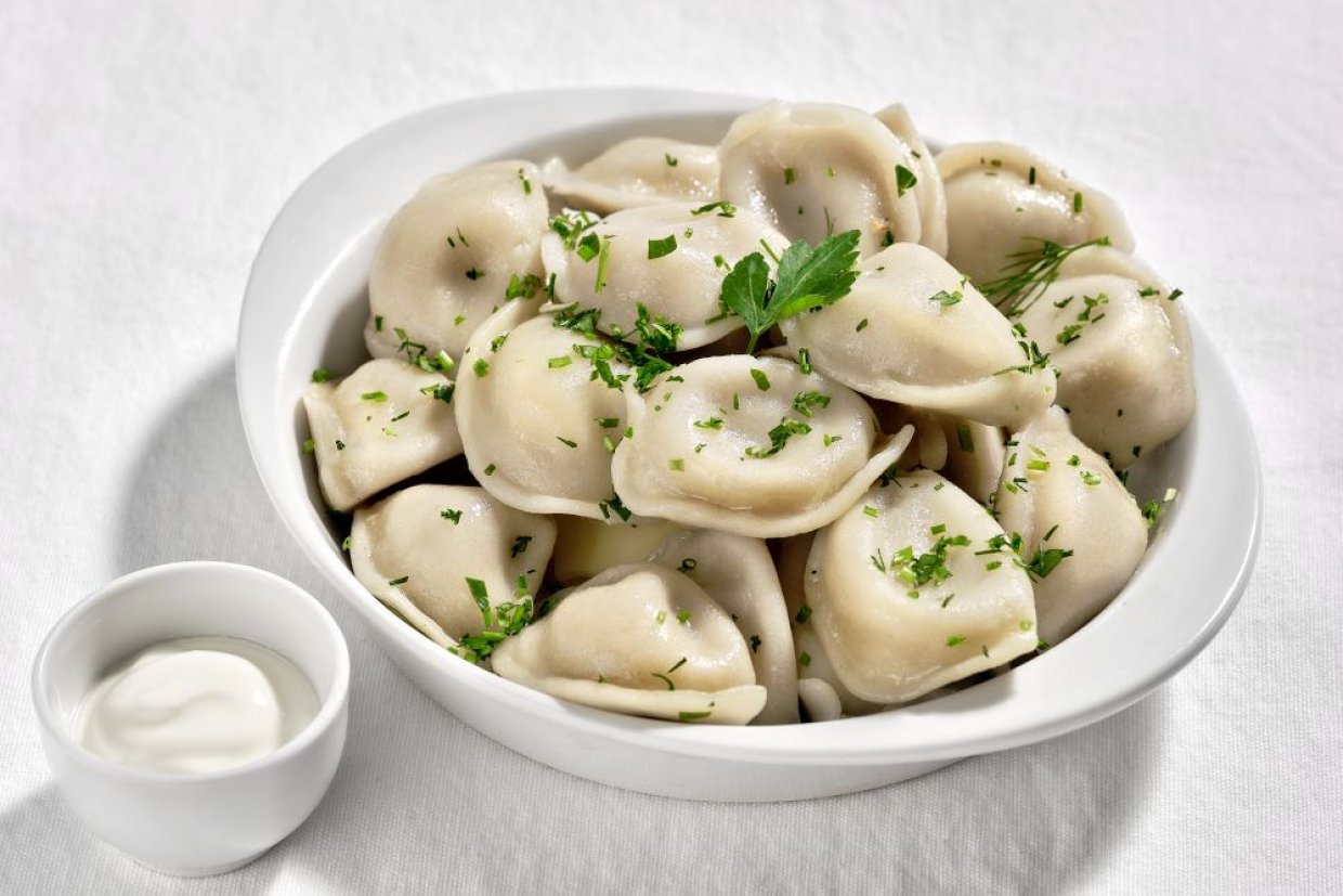 Пельмени с грибами Пельмени с грибами