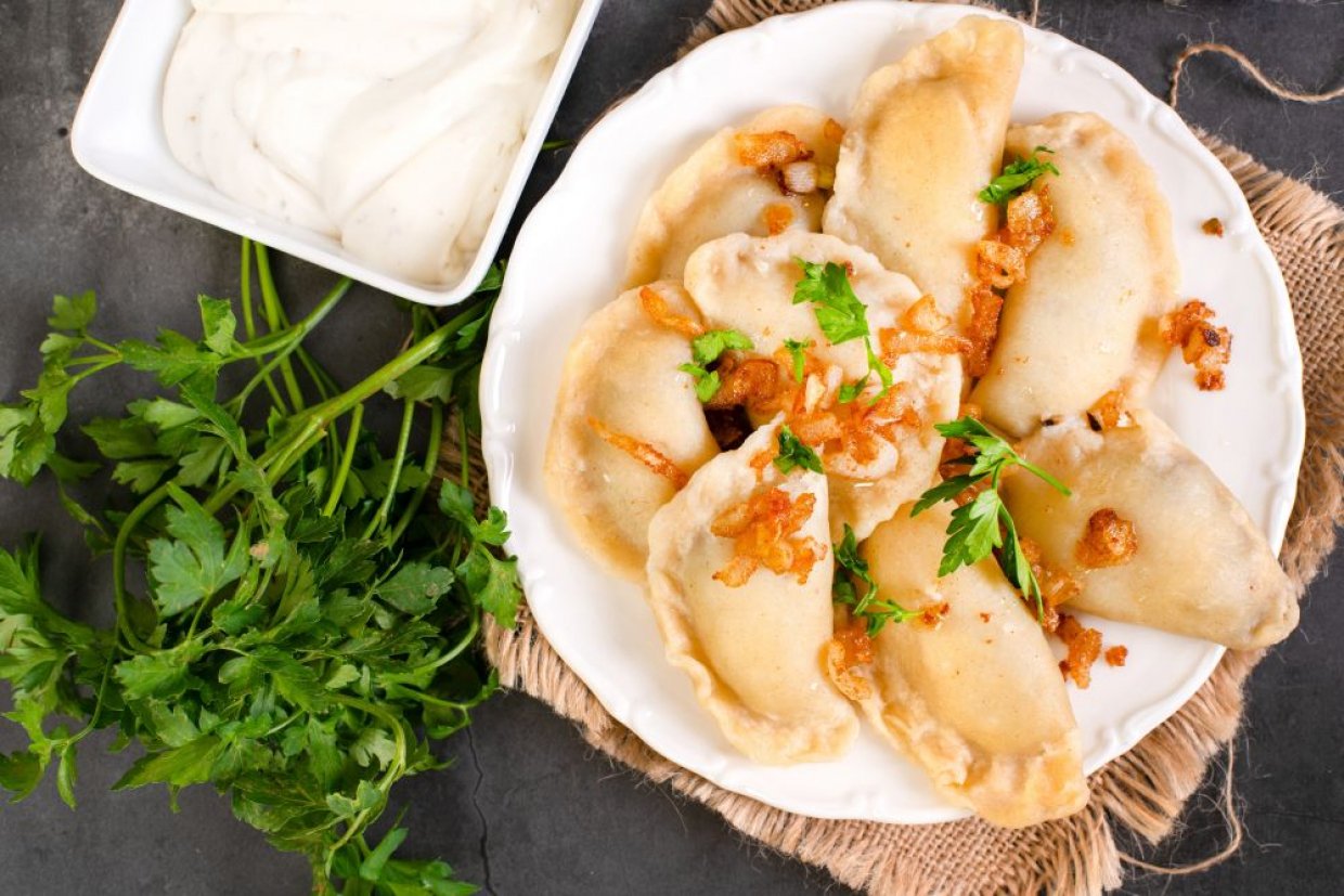 Вареники с картошкой и луком