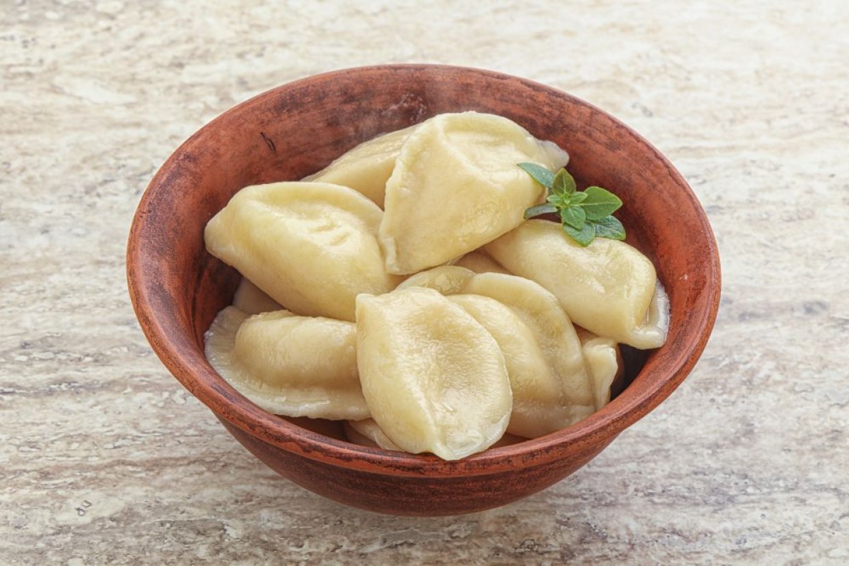 Вареники с картошкой и мясом Вареники с картошкой и мясом