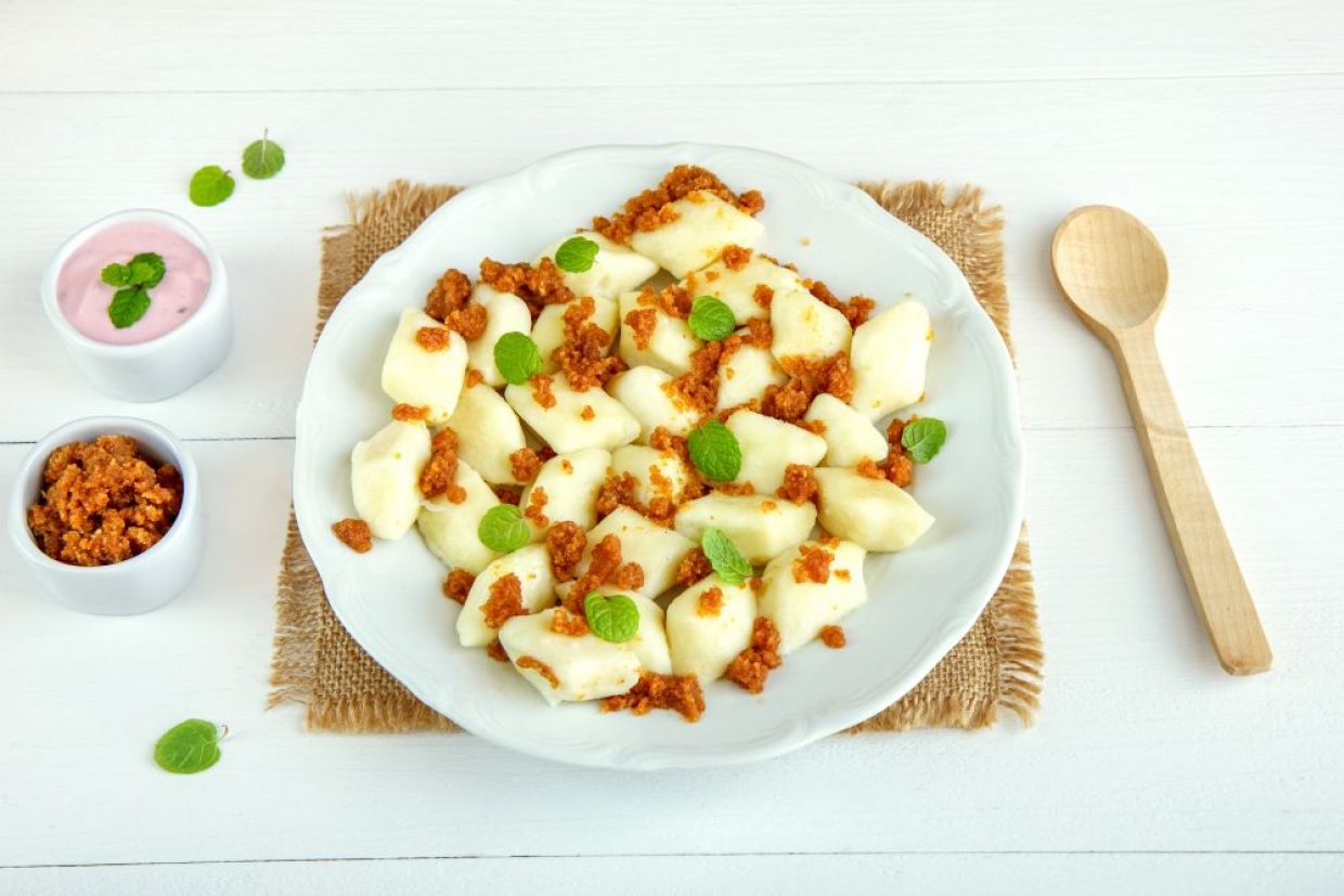 Ленивые вареники с картошкой и луком Ленивые вареники с картошкой и луком