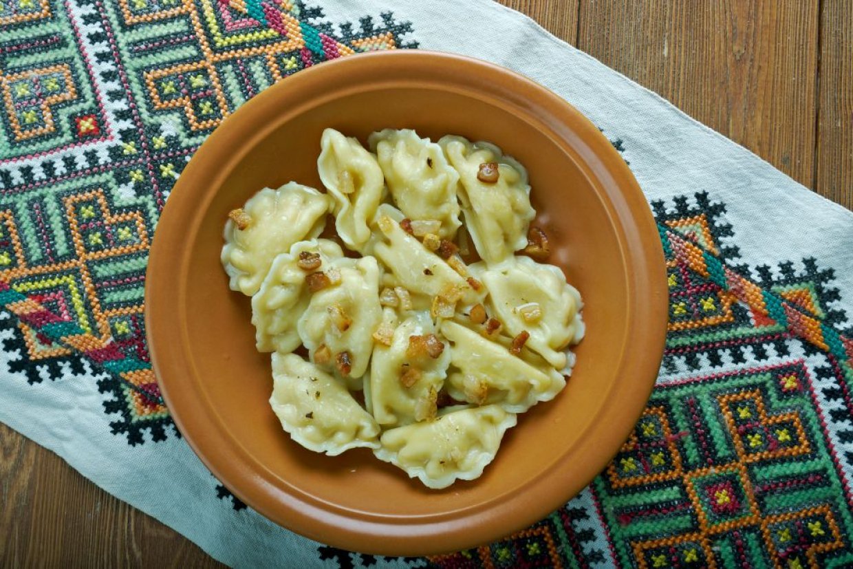Вареники с черной редькой Вареники с черной редькой