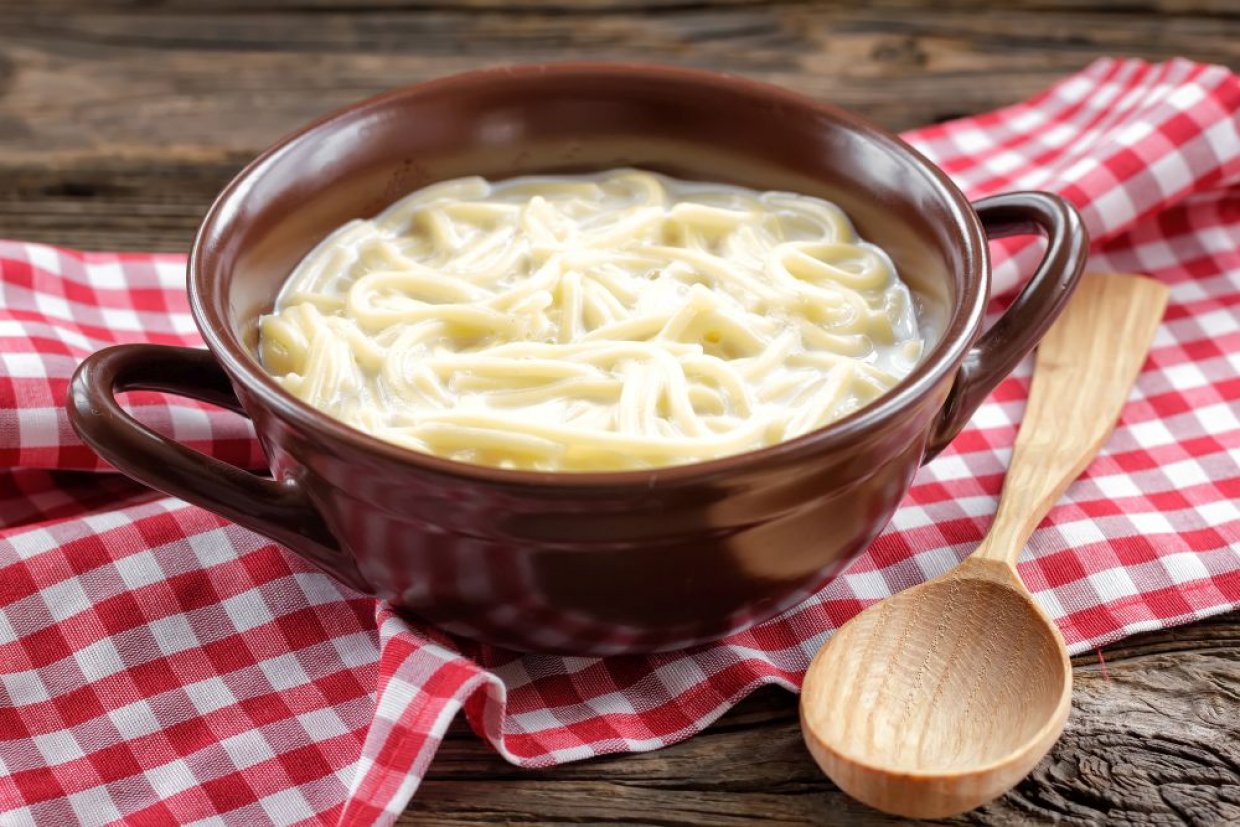 Молочные макароны Молочные макароны
