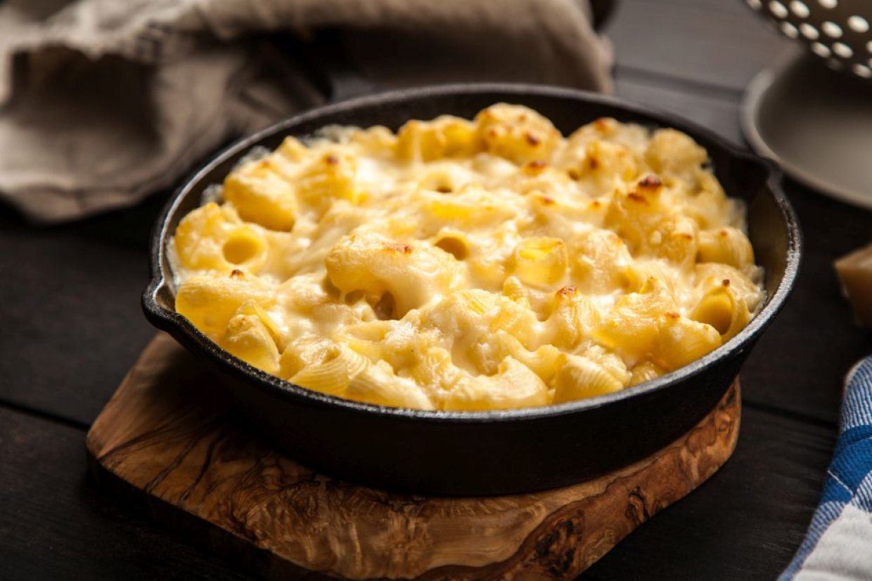 Макароны с сыром на сковороде Макароны с сыром на сковороде