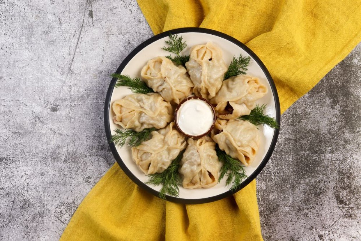 Манты с картошкой и грибами Манты с картошкой и грибами