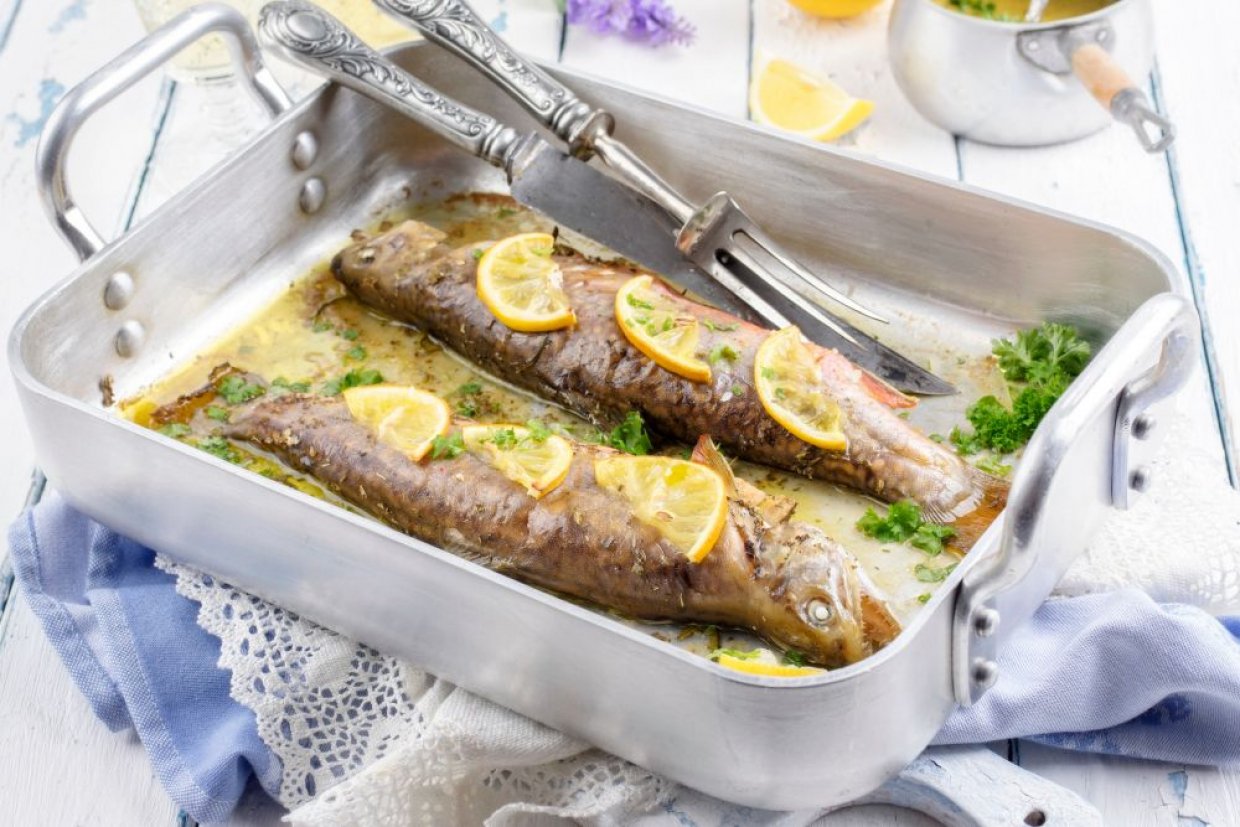 Сочная форель в духовке Сочная форель в духовке