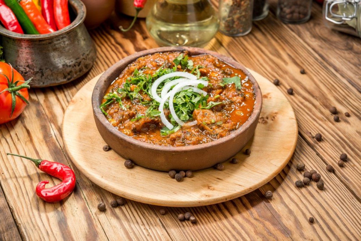 Чахохбили из курицы с картошкой Чахохбили из курицы с картошкой