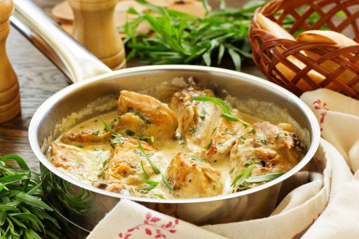 Курица под соусом на Новый год Курица под соусом на Новый год