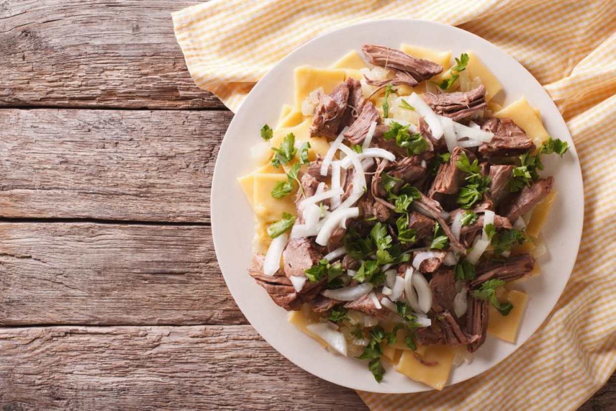 Бешбармак из баранины