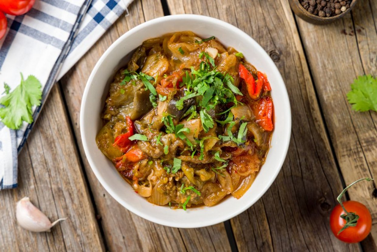 Аджапсандал в духовке