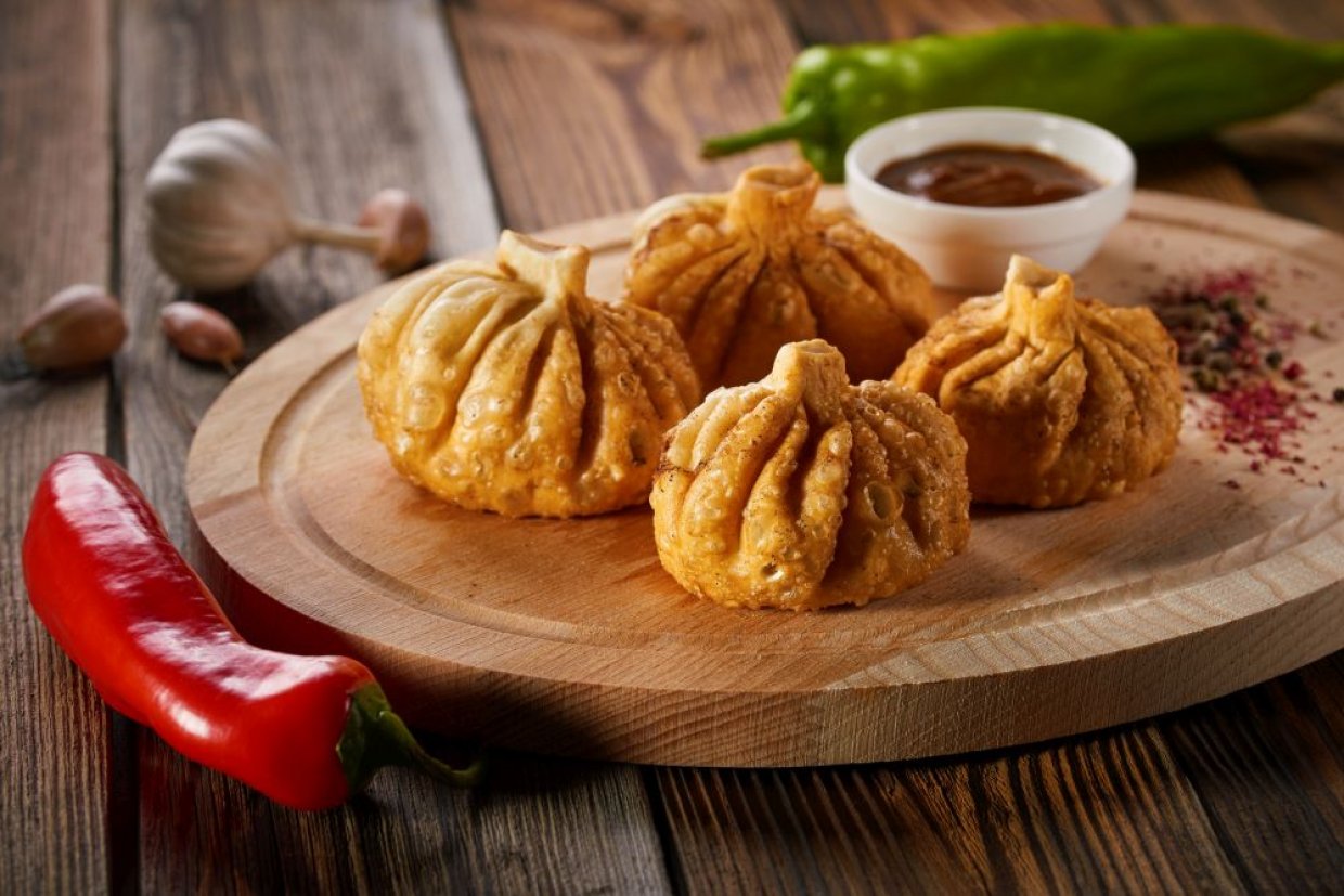 Жареные хинкали