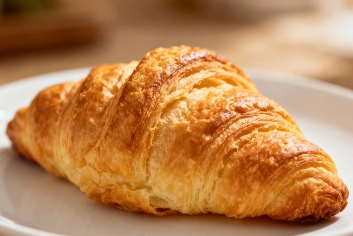 Слоеные французские круассаны